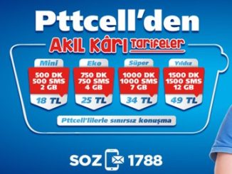 4 GB 25 TL Pttcell Faturalı İnternet Kampanyası